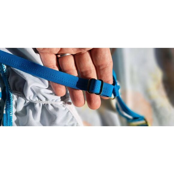 ALEX MARIE SIZE 14 TURQUOISE SWIMSUIT TOP WITH UNDERWIRE - Picture 4 of 6